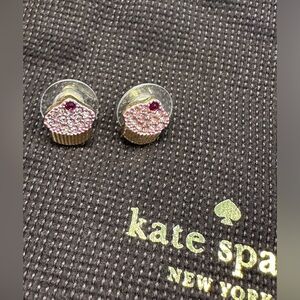 Pre-owned Kate Spade Things We Love Cupcake Earrings